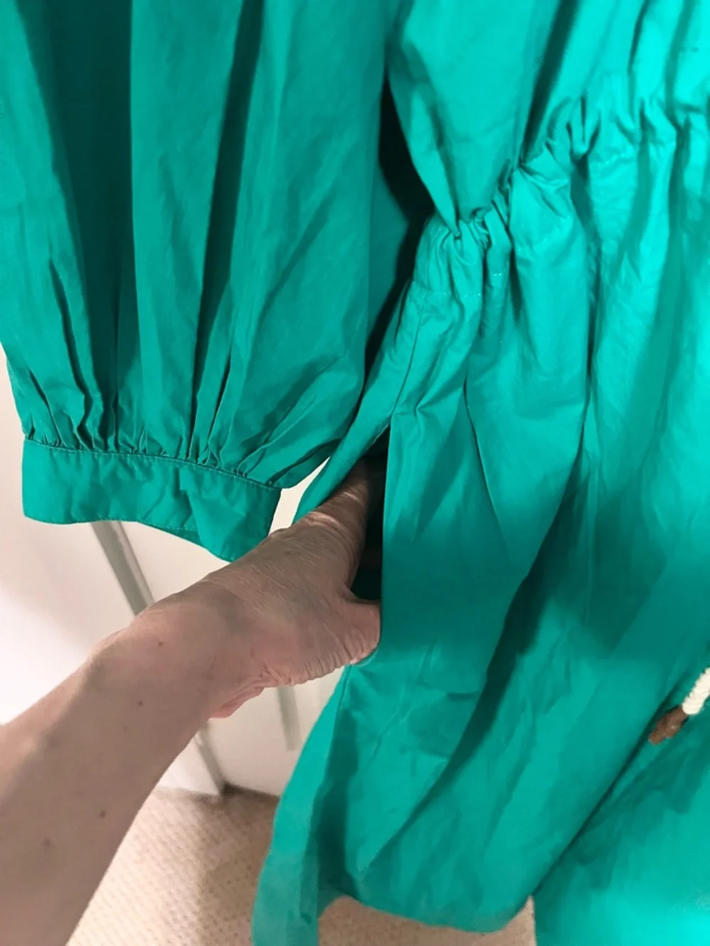 NWT BANANA REPUBLIC COTTON POPLIN Shirtdress pockets size m/l - Picture 8 of 14